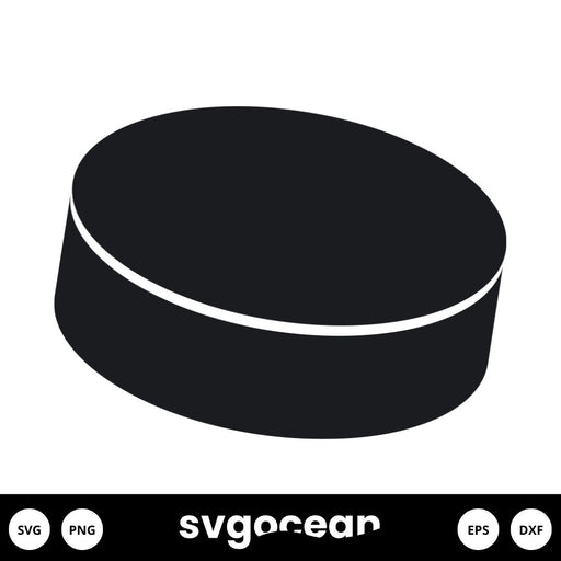 Hockey Puck SVG - Svg Ocean