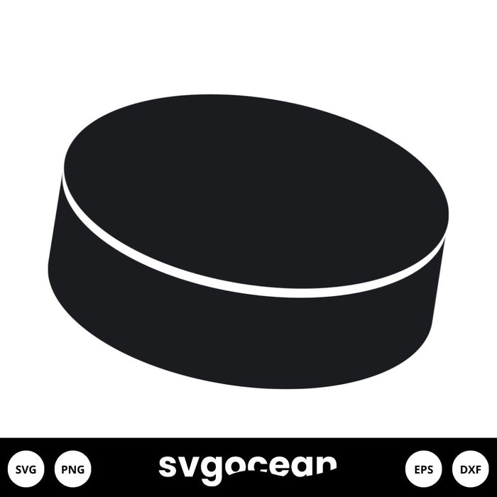 Hockey Puck SVG - Svg Ocean