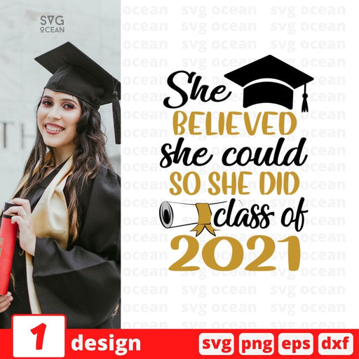 She believed she could so she did class of 2021