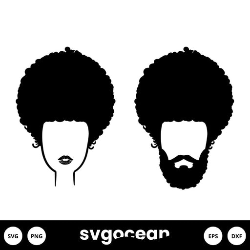 Black Couple Svg - Svg Ocean