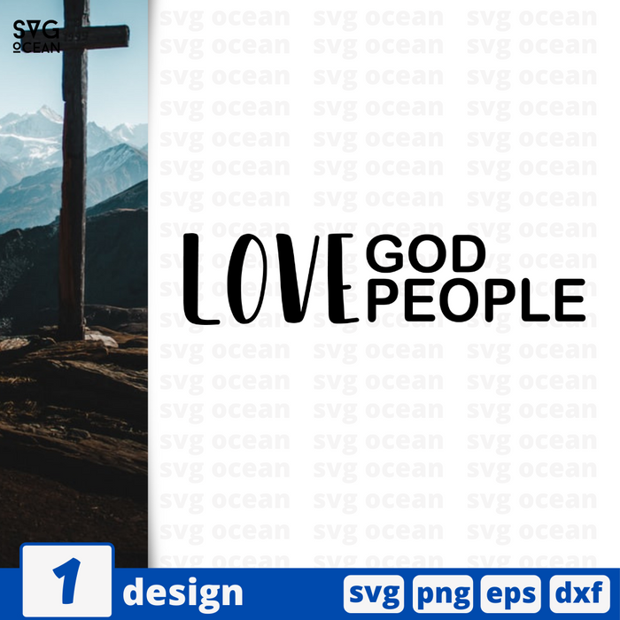 Love God Love people SVG vector bundle - Svg Ocean