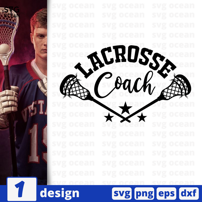 Lacrosse coach SVG vector bundle - Svg Ocean
