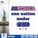 America one nation under God SVG vector bundle - Svg Ocean