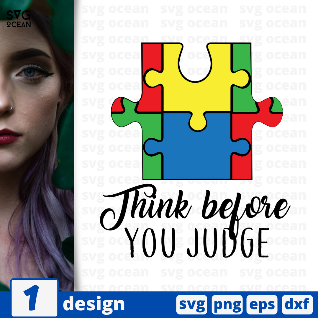 Think Before You Judge Svg Bundle Vector For Instant Download Svg Ocean — Svgocean 7570