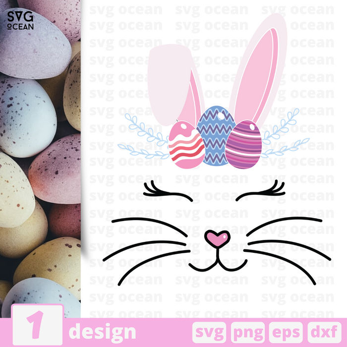 Free Easter rabbit quote svg