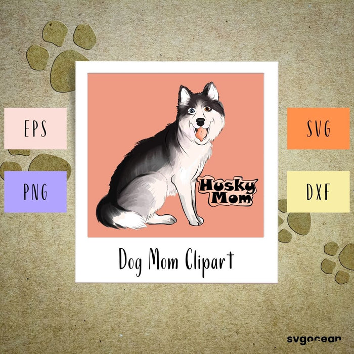 Husky Mom Svg - Svg Ocean