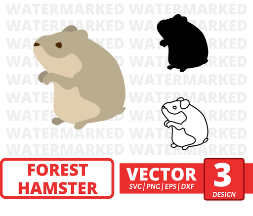 Forest hamster svg