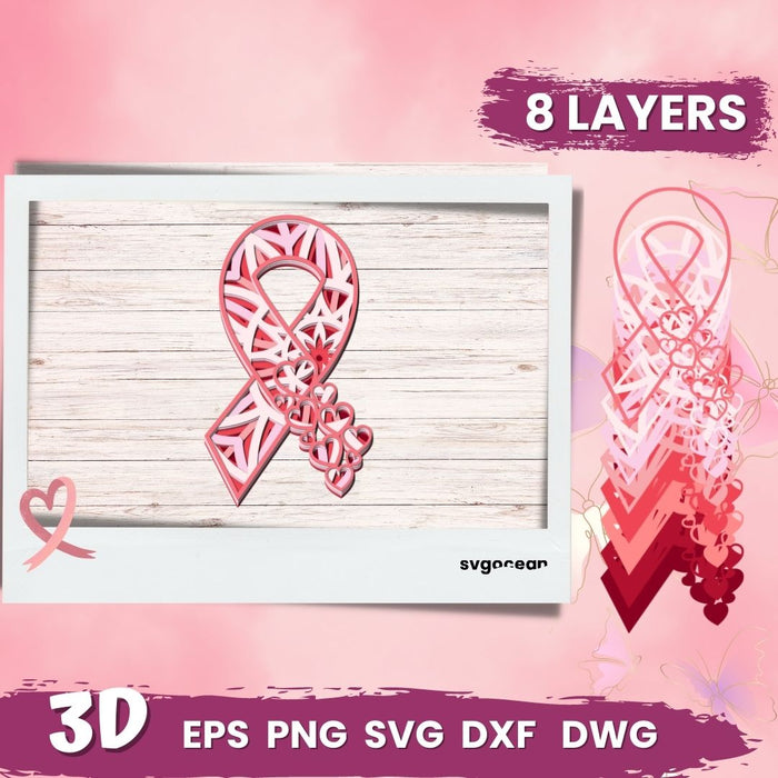 3D Cancer SVG Bundle - Svg Ocean