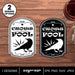 Crows Fool Bottle Labels Svg - Svg Ocean