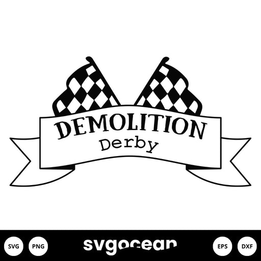 Demolition Derby Car Svg - Svg Ocean