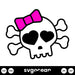 Girl Skull SVG - Svg Ocean