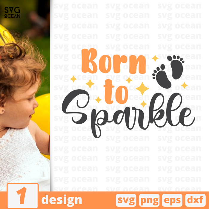 Born to sparkle SVG vector bundle - Svg Ocean