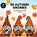 Autumn Gnome Layered Svg Bundle - Svg Ocean