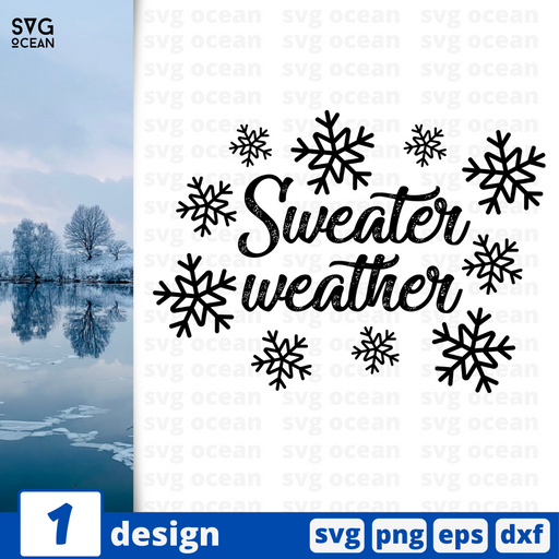 Sweater weather SVG vector bundle - Svg Ocean