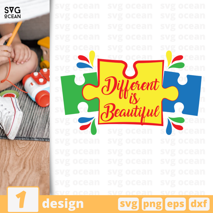 Different is beautiful SVG vector bundle - Svg Ocean