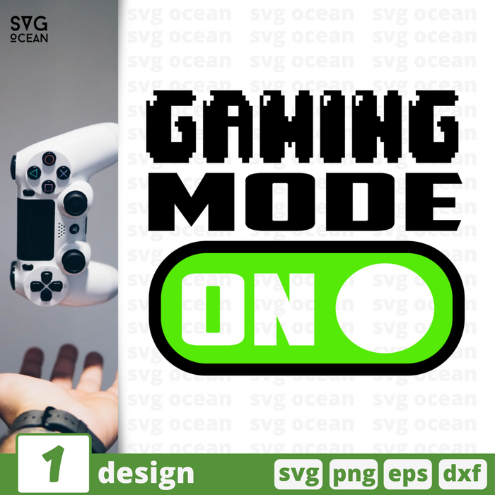 Gaming Mode On SVG vector bundle - Svg Ocean