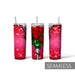 Roses Tumbler Sublimation - Svg Ocean