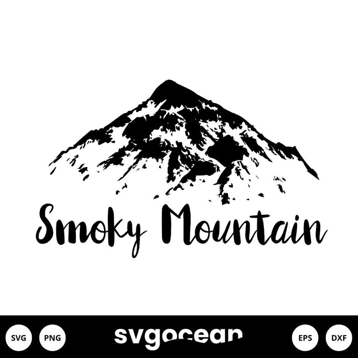 Smoky Mountain Svg - Svg Ocean