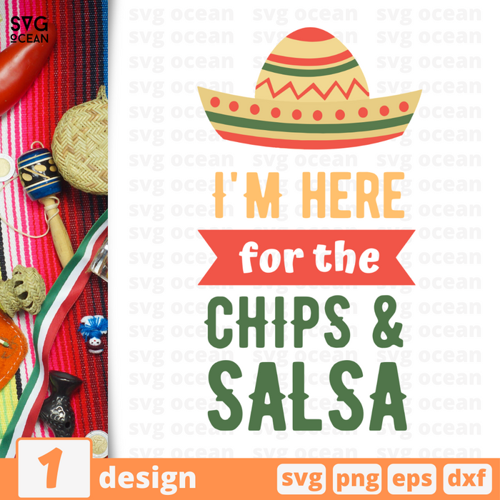 Chips & Salsa SVG vector bundle - Svg Ocean