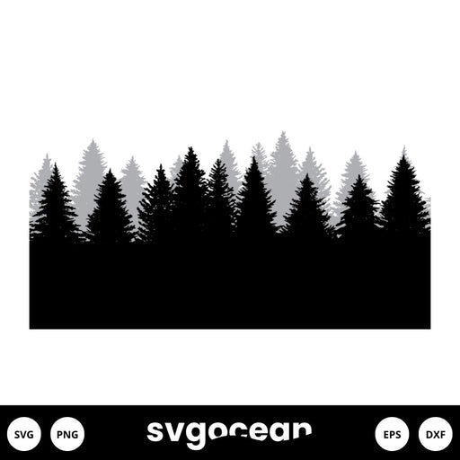 Forest Tree Svg - Svg Ocean