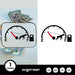 Dog Stopping Fuel Gauge Indicator SVG Design - Svg Ocean