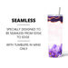 Flower Glitter Tumbler Sublimation - Svg Ocean