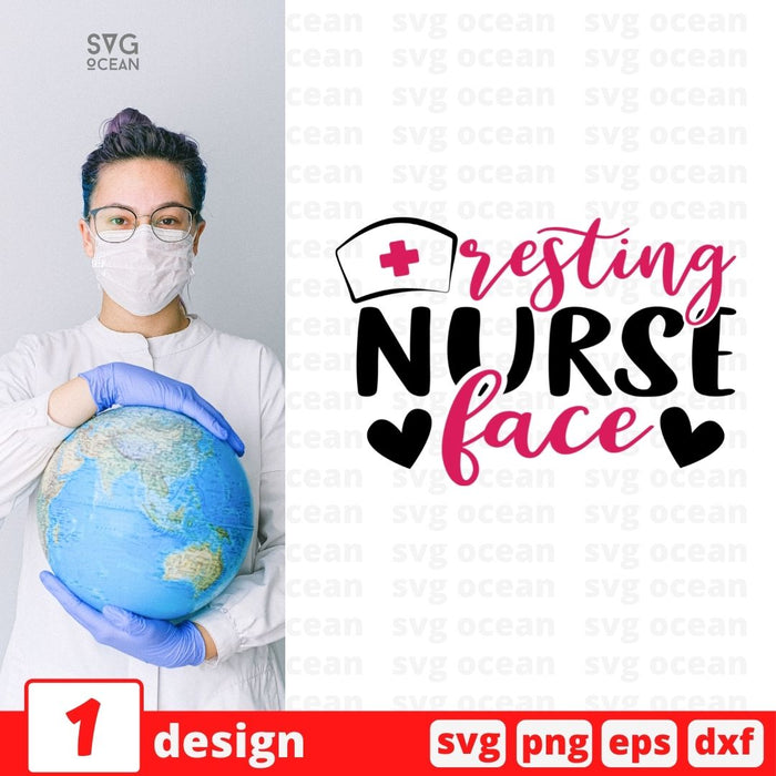 Resting nurse face