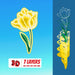 3D Tulip SVG