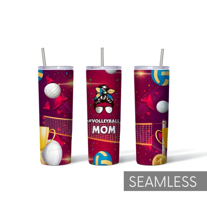 Volleyball Mom Tumbler Sublimation