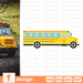 School bus SVG vector bundle - Svg Ocean