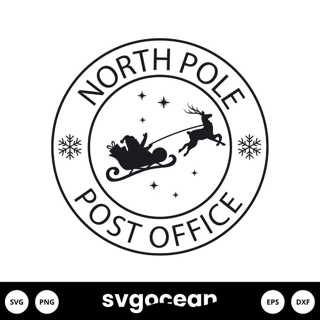 Christmas Stamps Postage Seal SVG in SVG/DXF/EPS/JPG/PNG • OhMyCuttables