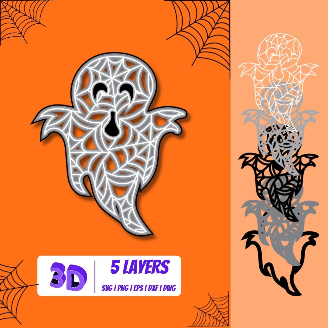 3D Specter SVG Cut File vector for instant download - Svg Ocean — svgocean