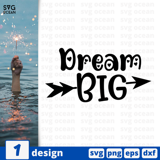 Dream big SVG vector bundle - Svg Ocean