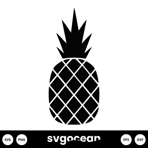 Pineapple Monogram Svg - Svg Ocean