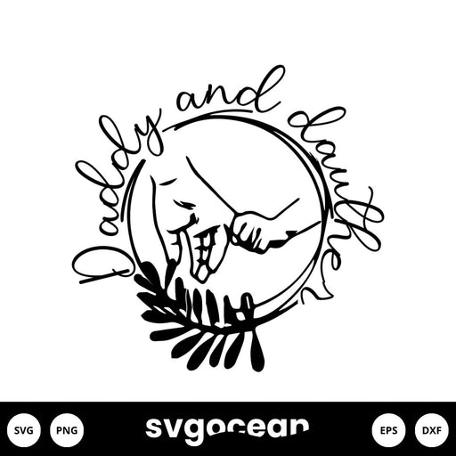 Daddy And Daughter Svg - Svg Ocean