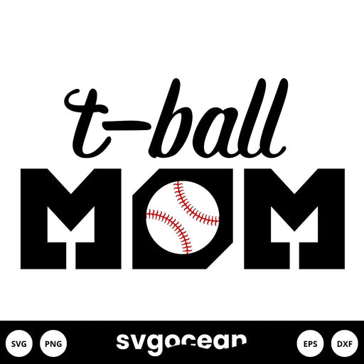 Tball Mom SVG - Svg Ocean