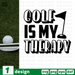 Golf is my therapy SVG vector bundle - Svg Ocean