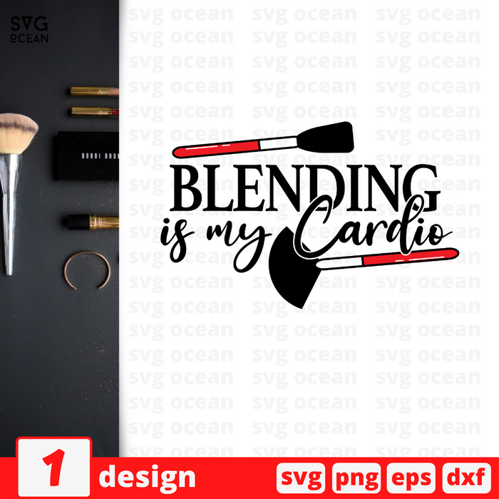 Blending is my Cardio SVG vector bundle - Svg Ocean