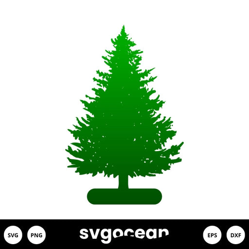 Evergreen Tree Svg - Svg Ocean