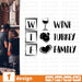 W Wine T Turkey F Family SVG vector bundle - Svg Ocean