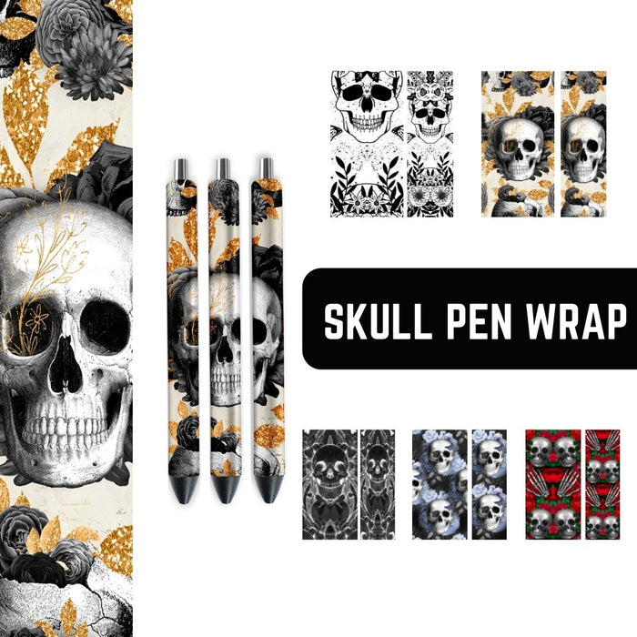 Skull Pen Sublimation - Svg Ocean