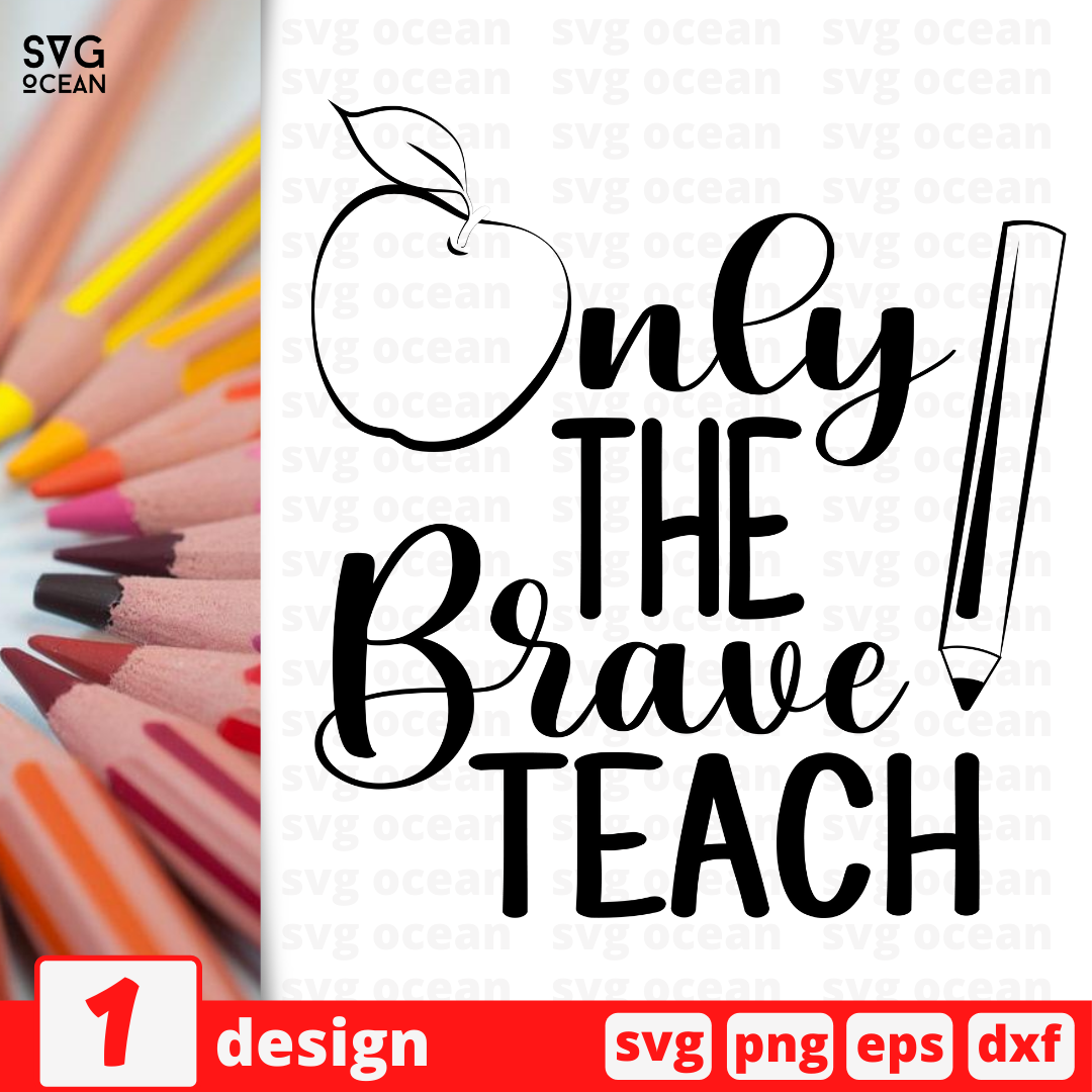 Teacher Pens & Pencils SVG DXF PNG EPS