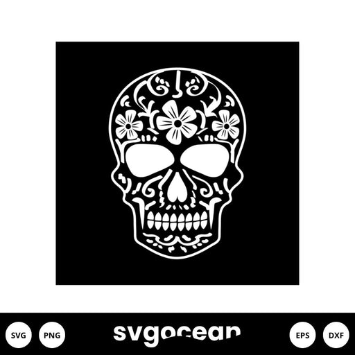 Mandala Sugar Skull SVG - Svg Ocean