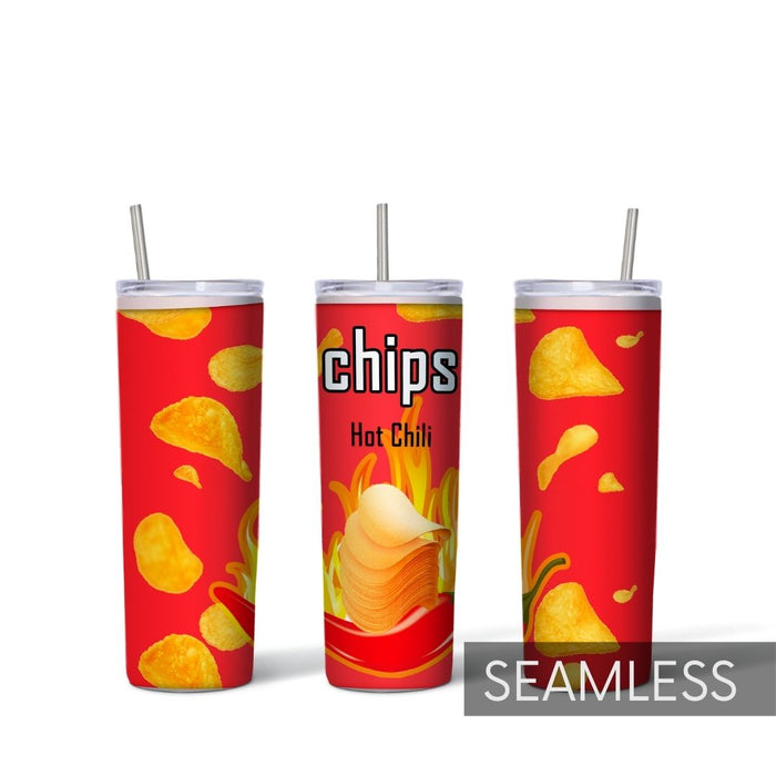Chips Tumbler Sublimation