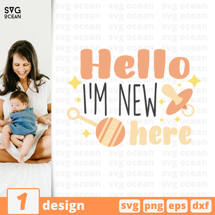 Hello I'm new here SVG vector bundle - Svg Ocean