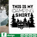 This is my camping shirt  SVG vector bundle - Svg Ocean