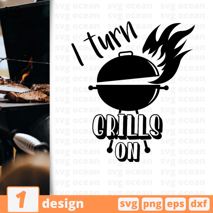 I turn grills on SVG vector bundle - Svg Ocean