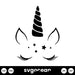 Unicorn Face SVG - Svg Ocean