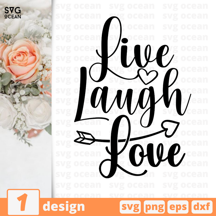 Live  Laugh Love SVG vector bundle - Svg Ocean