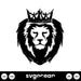 Lion With Crown SVG - Svg Ocean